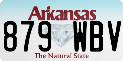 AR license plate 879WBV