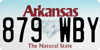 AR license plate 879WBY