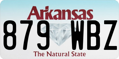 AR license plate 879WBZ