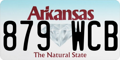 AR license plate 879WCB