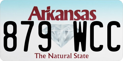 AR license plate 879WCC