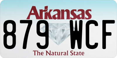 AR license plate 879WCF