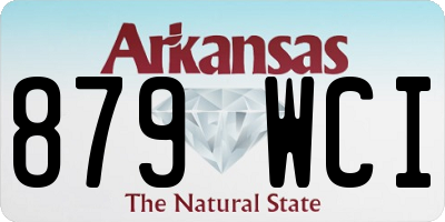AR license plate 879WCI
