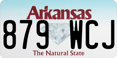AR license plate 879WCJ