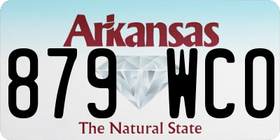 AR license plate 879WCO