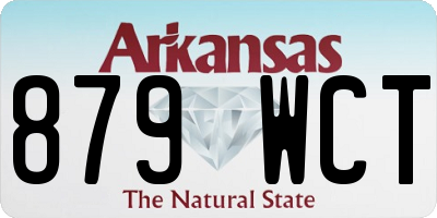 AR license plate 879WCT