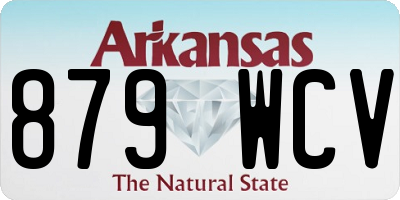 AR license plate 879WCV