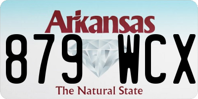AR license plate 879WCX