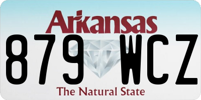 AR license plate 879WCZ
