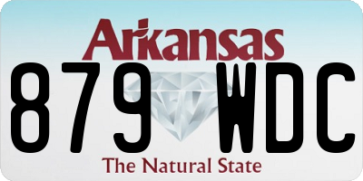AR license plate 879WDC
