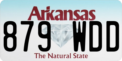 AR license plate 879WDD