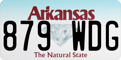 AR license plate 879WDG