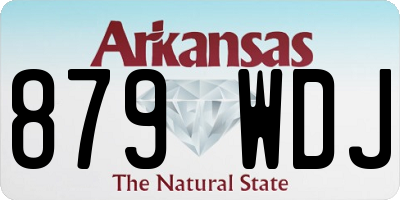 AR license plate 879WDJ
