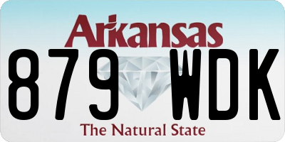 AR license plate 879WDK