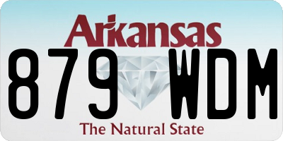 AR license plate 879WDM