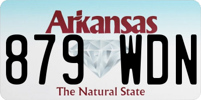 AR license plate 879WDN