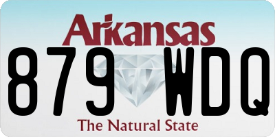 AR license plate 879WDQ