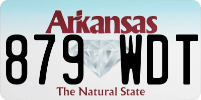 AR license plate 879WDT