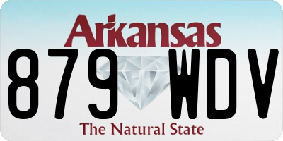 AR license plate 879WDV