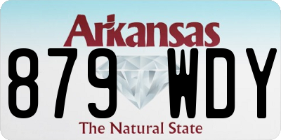 AR license plate 879WDY