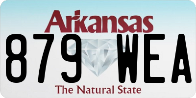 AR license plate 879WEA