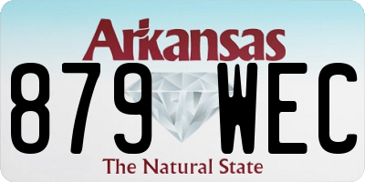 AR license plate 879WEC