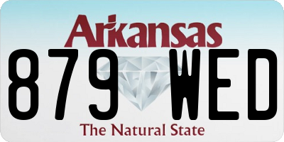 AR license plate 879WED