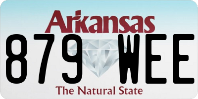 AR license plate 879WEE