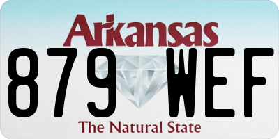 AR license plate 879WEF