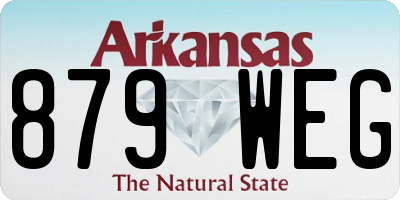 AR license plate 879WEG