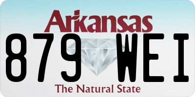 AR license plate 879WEI