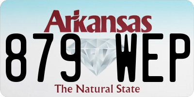AR license plate 879WEP