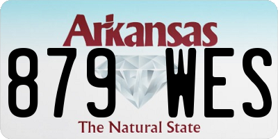 AR license plate 879WES