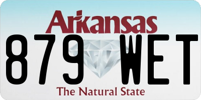 AR license plate 879WET