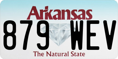 AR license plate 879WEV