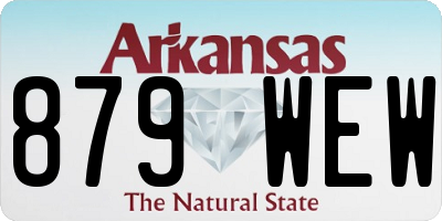 AR license plate 879WEW