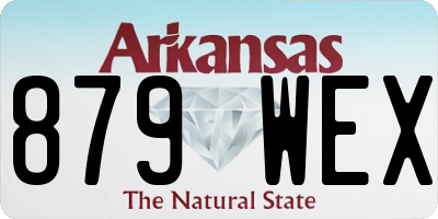 AR license plate 879WEX
