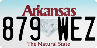 AR license plate 879WEZ