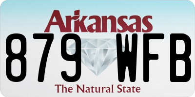 AR license plate 879WFB