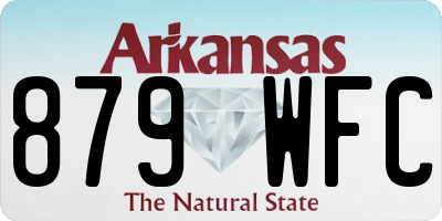 AR license plate 879WFC