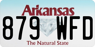 AR license plate 879WFD