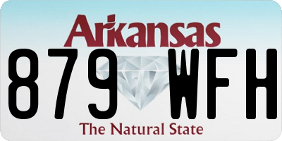 AR license plate 879WFH