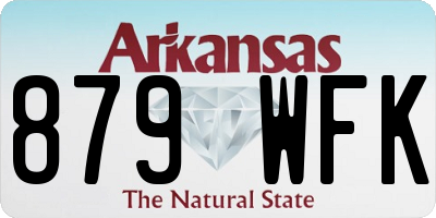 AR license plate 879WFK