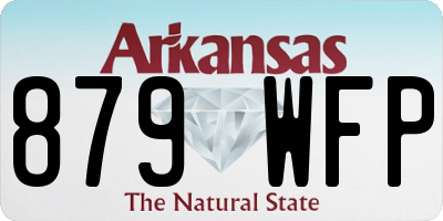 AR license plate 879WFP