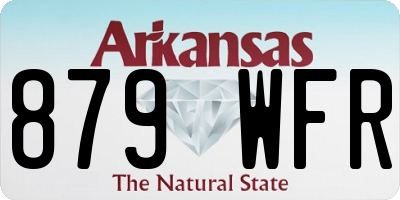 AR license plate 879WFR