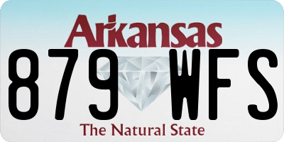 AR license plate 879WFS