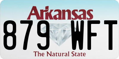 AR license plate 879WFT