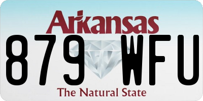 AR license plate 879WFU