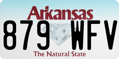 AR license plate 879WFV