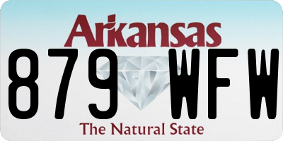 AR license plate 879WFW